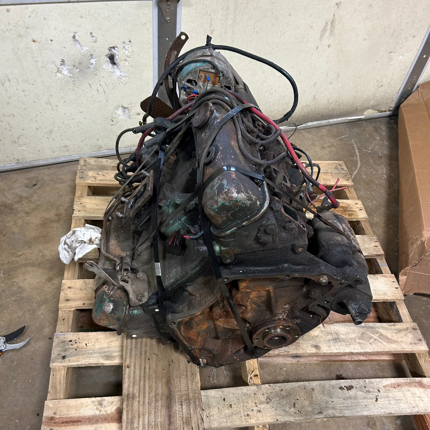 Dauntless 225 V6 Engine Core, Used, 1966-1971, Willys and Jeep