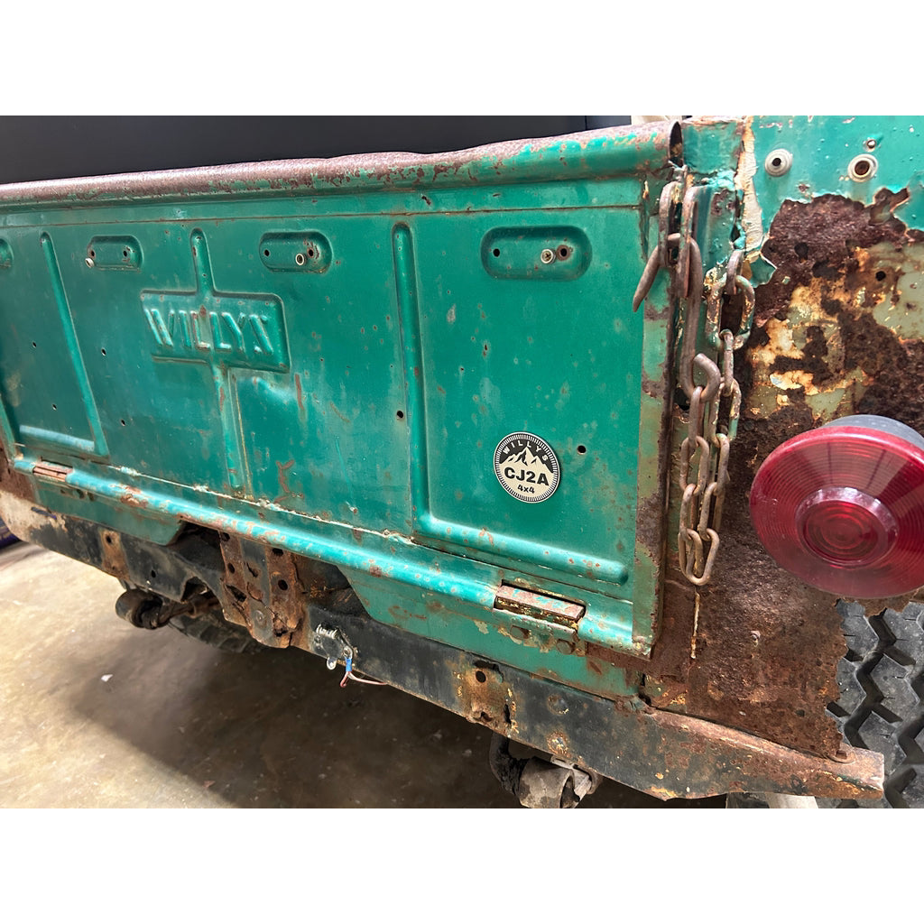 Willys Jeep CJ-2A Trail Rated Badge