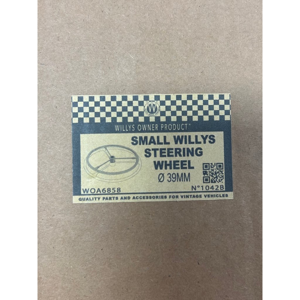 Smaller Steering Wheel, 15", 1941-1971, MB, GPW, CJ2A, CJ3A, CJ3B, CJ5, M38, M38A1