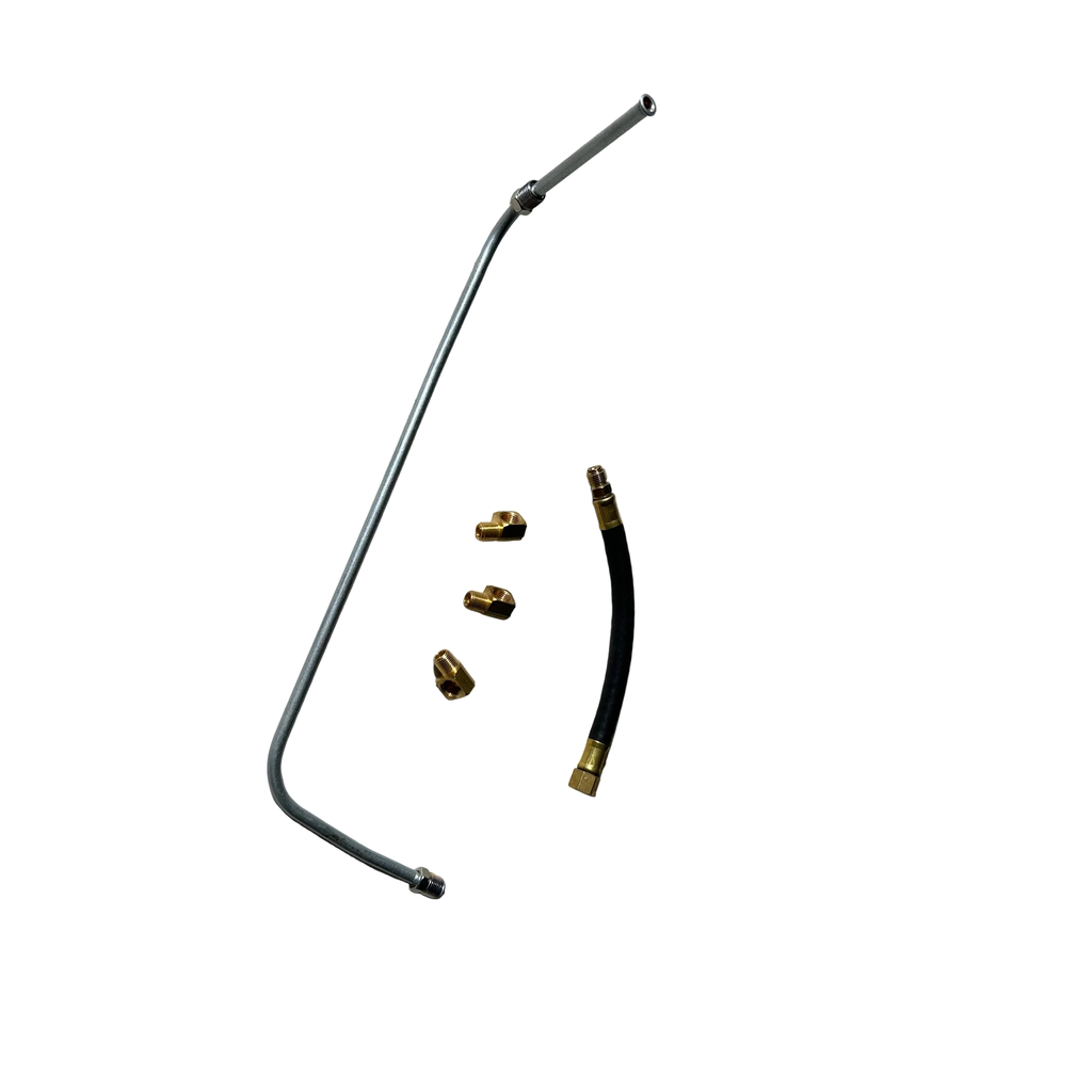 Fuel Line Kit, Pre-Formed Steel, US Made, 1946-1949 Willys Jeep CJ-2A