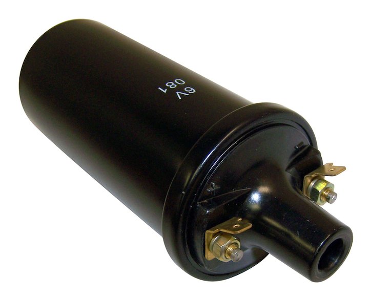 Ignition Coil – 6 Volt (Internal Resistor) – Willys Jeep & Truck (1941–1958)