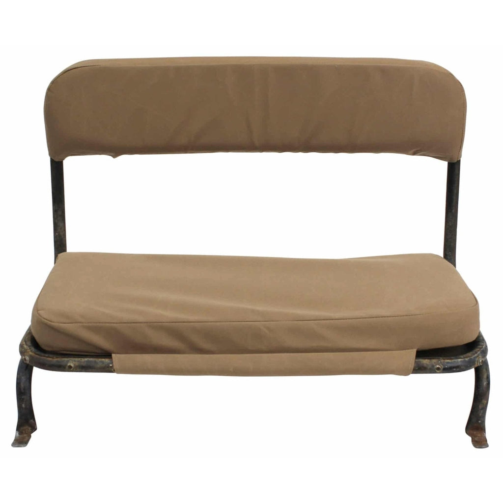 Big Willy 7" High Back Canvas Rear Bench Seat Cover & Cushion, (1950-1952) Willys Jeep M38 - The JeepsterMan