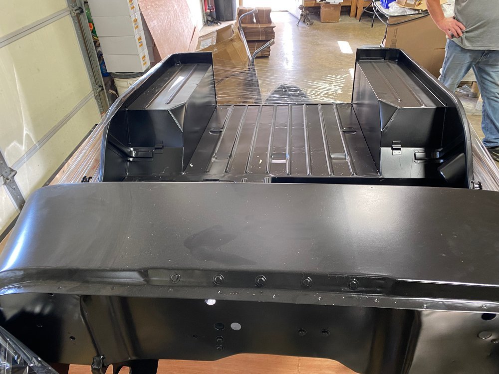 CJ - 2A Complete Body Tub Kit, Late Style, Steel, 1945 - 1949, Willys Jeep CJ - 2A - The JeepsterMan