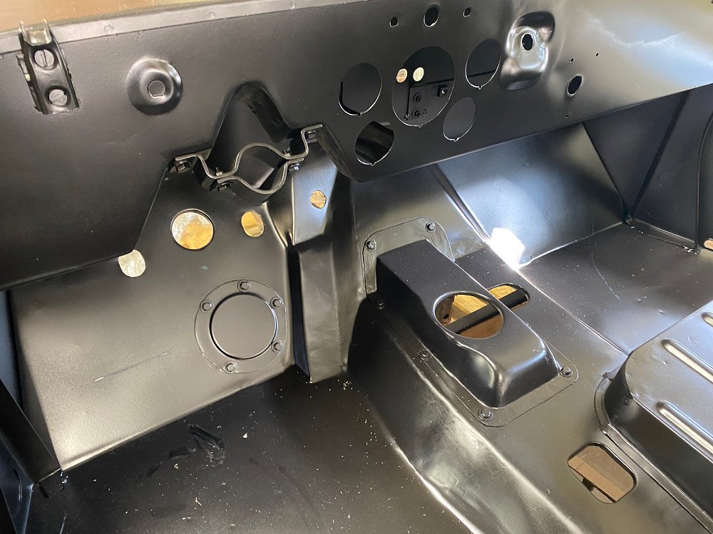 CJ - 2A Complete Body Tub Kit, Late Style, Steel, 1945 - 1949, Willys Jeep CJ - 2A - The JeepsterMan