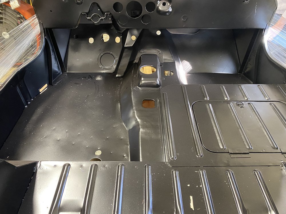 CJ - 2A Complete Body Tub Kit, Late Style, Steel, 1945 - 1949, Willys Jeep CJ - 2A - The JeepsterMan