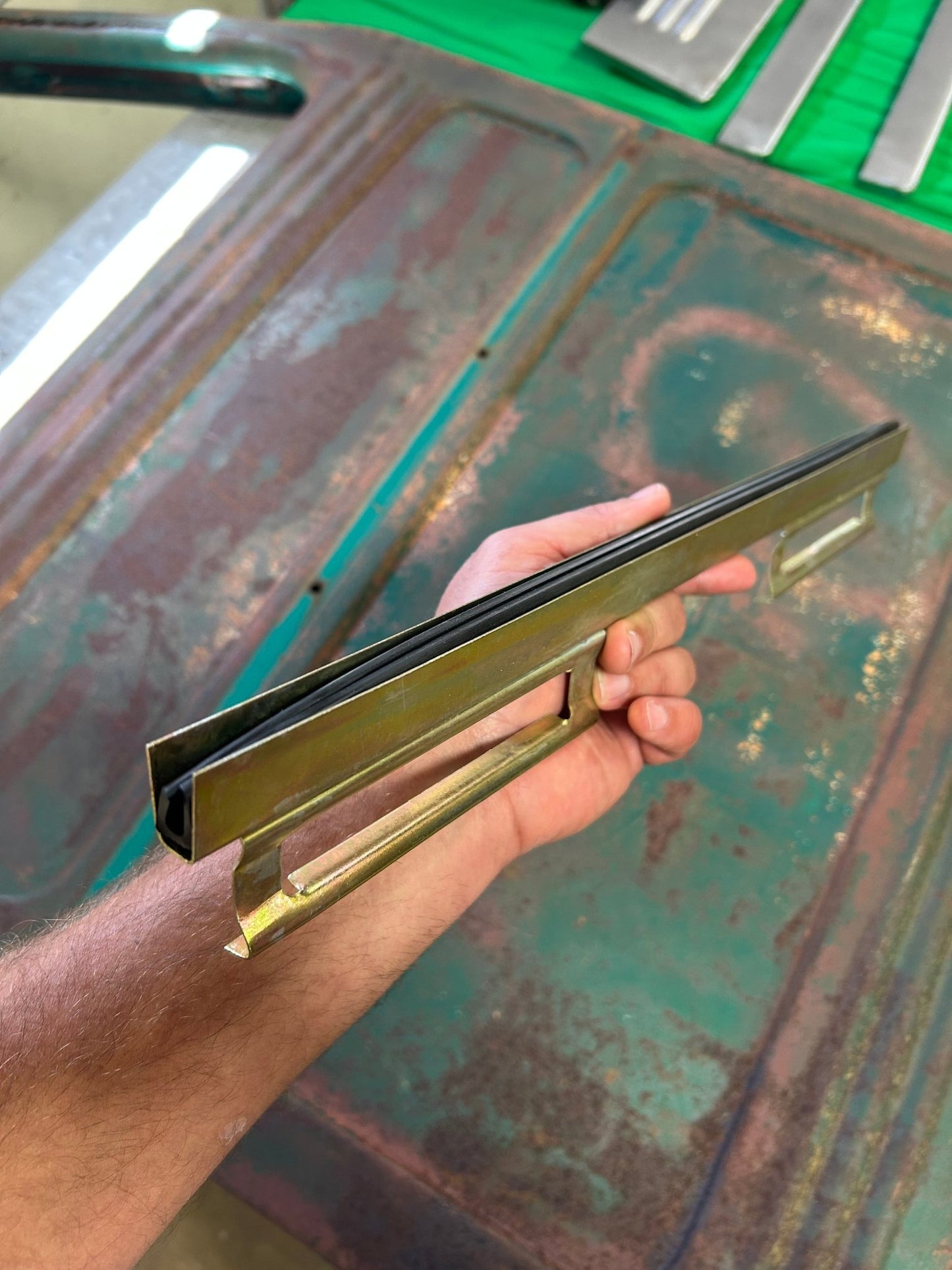 Door Window Glass Setting Channel, 1946 - 1963, Willys Pickup Truck, Station Wagon, Sedan Delivery - The JeepsterMan