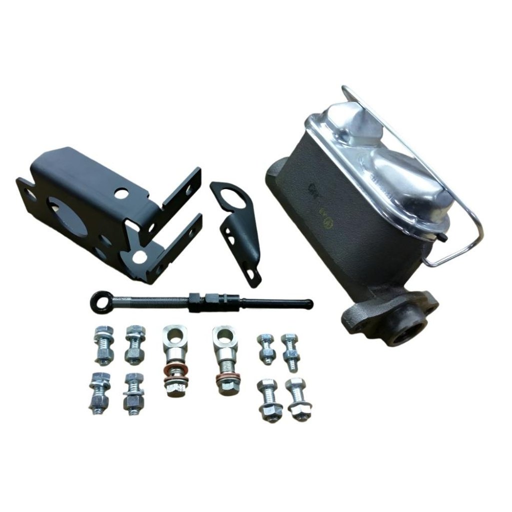 Dual Master Cylinder Conversion, Disc/Drum Premium Kit, 1941 - 1971, Willys and Jeep - The JeepsterMan