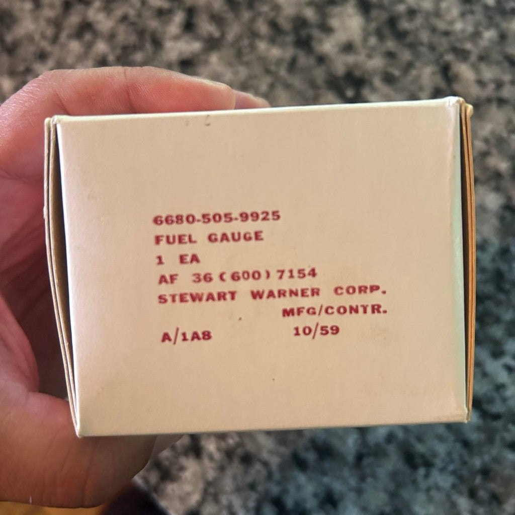 Fuel Gauge, NOS, 24 Volt, 1950 - 1966, M38, M38A1 - The JeepsterMan