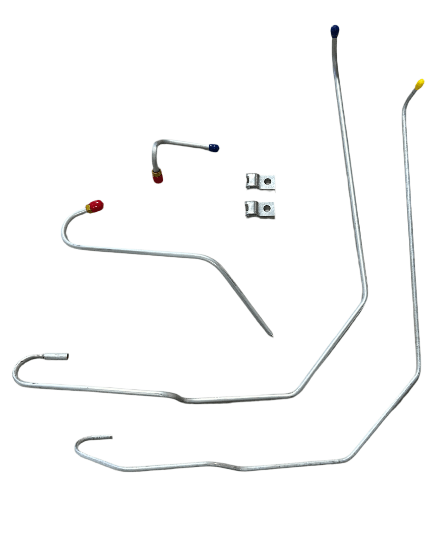 Fuel Line Set, Steel, Dauntless 225 V6, 1965-1971, Jeep CJ-5, CJ-6