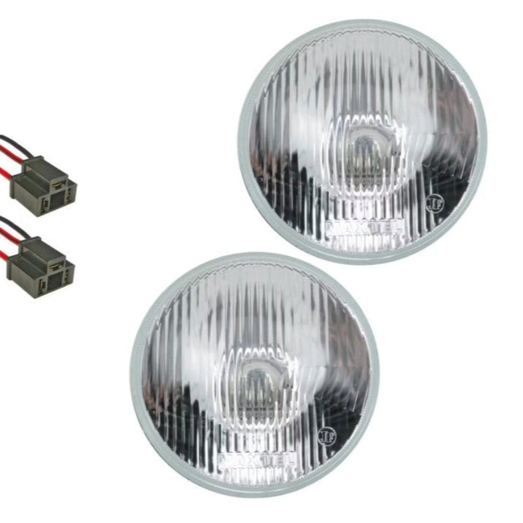 Wipac Classic Mini Headlight Halogen Conversion Kit – H4 Bulbs, No Pilot Light (WS82)