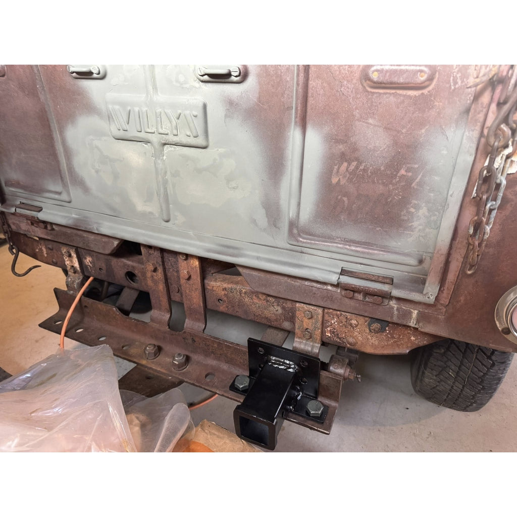 Hitch Receiver and Tube Conversion, 1941 - 1971, Willys and Jeep - The JeepsterMan