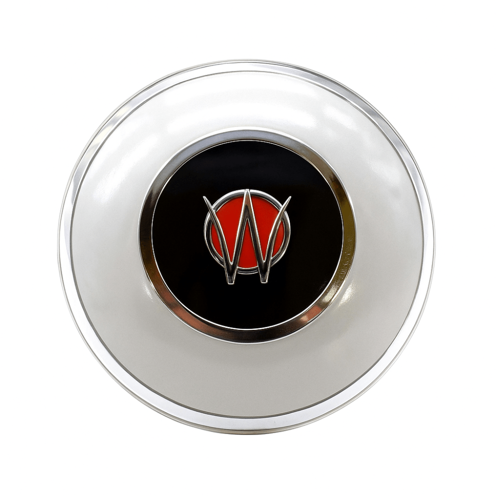 Horn Button, Ivory, 1950-1964, Willys Jeepster, Station Wagon