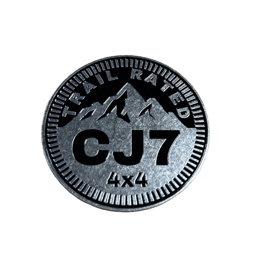 Jeep CJ - 7 Trail Rated Badge - The JeepsterMan