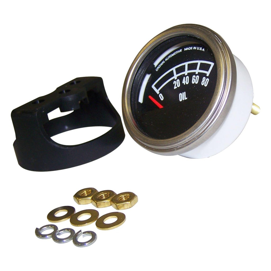 Oil Pressure Gauge, 4 Stud, 1976 - 1986, Jeep CJ - 5, CJ - 6 & CJ - 7 - The JeepsterMan