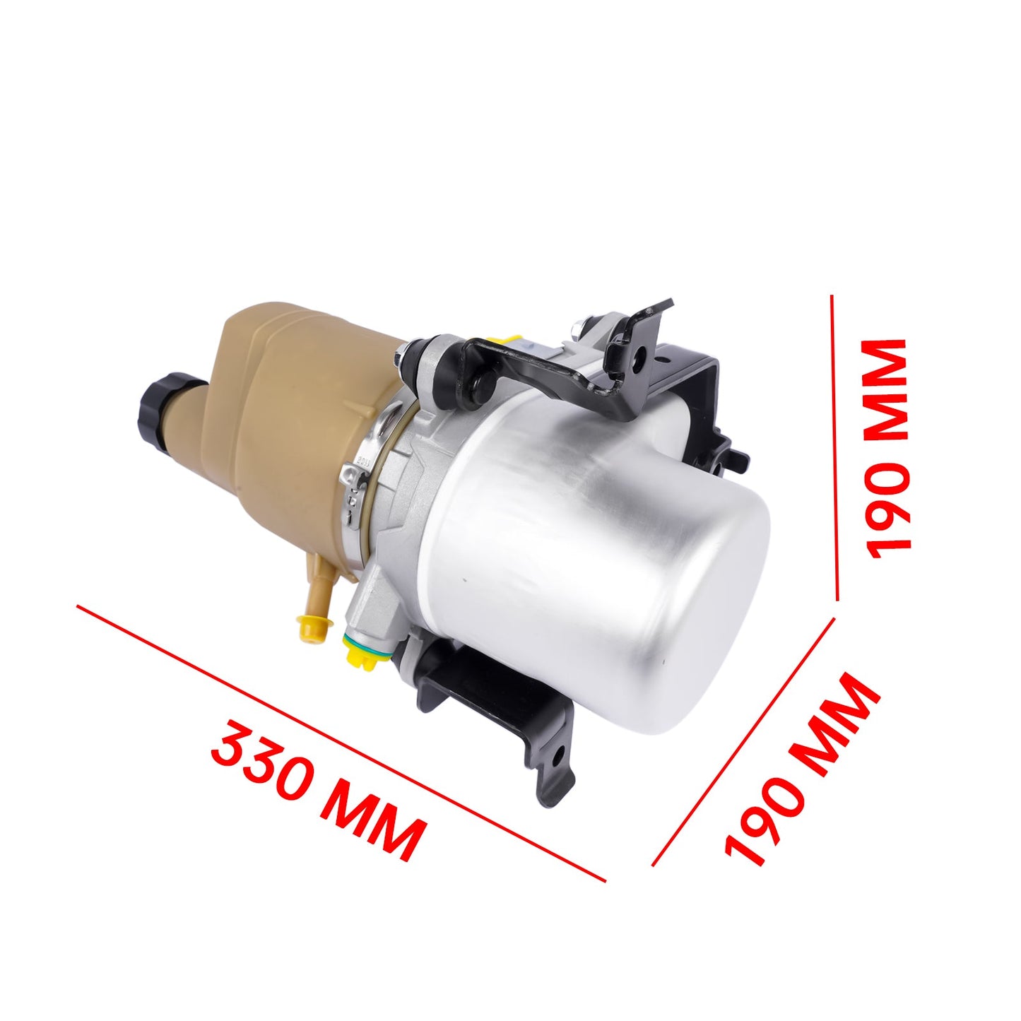 Power Steering Pump, Electric, Saginaw Steering Conversion for Willys and Jeep - The JeepsterMan