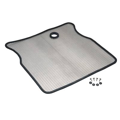 Radiator Bug Shield, Stainless, 1955 - 1986, Jeep CJ - 5, CJ - 7, CJ - 6, CJ - 8 - The JeepsterMan
