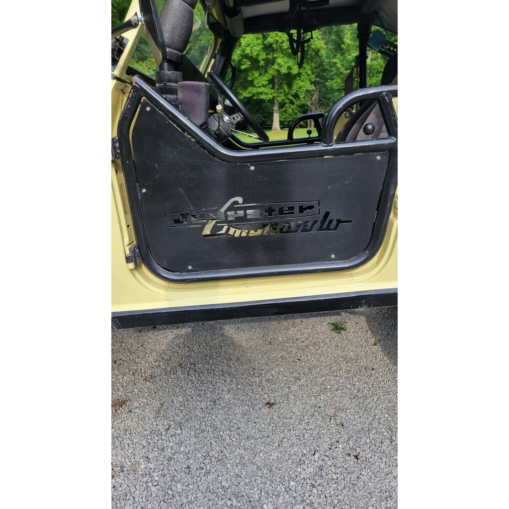 Steel Custom Door Inserts, Tube Doors, 1967 - 1973 Jeepster Commando and Jeep Commando - The JeepsterMan