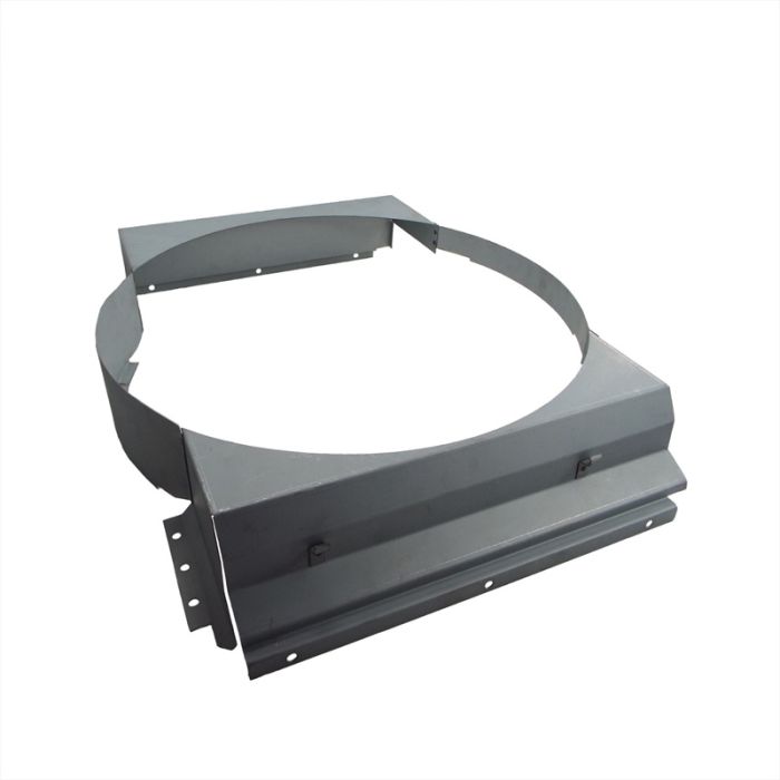 Steel Radiator Fan Shroud, Bottom Mounted, 4 - 134 L Head Engine, 1941 - 1953, Willys Jeep - The JeepsterMan