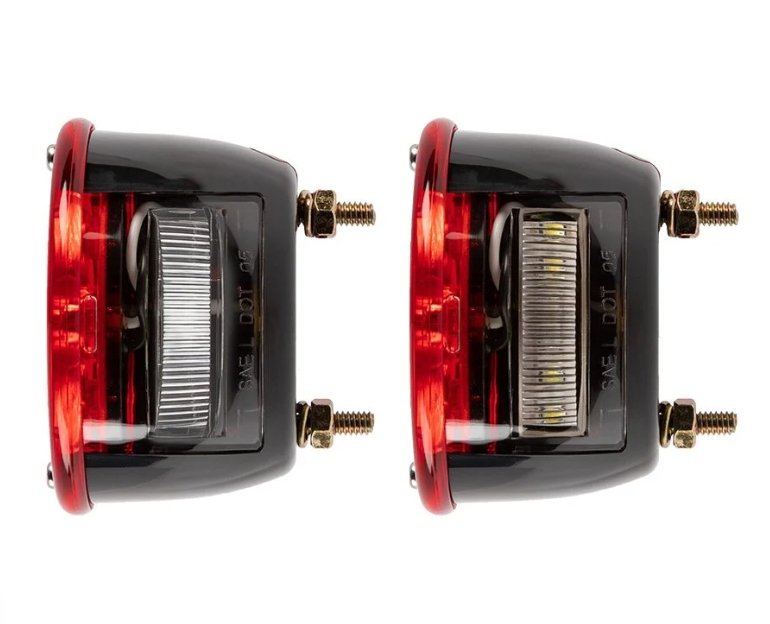 Tail Light Assembly, Pair, LED, 1941 - 1975 Willys and Jeep - The JeepsterMan
