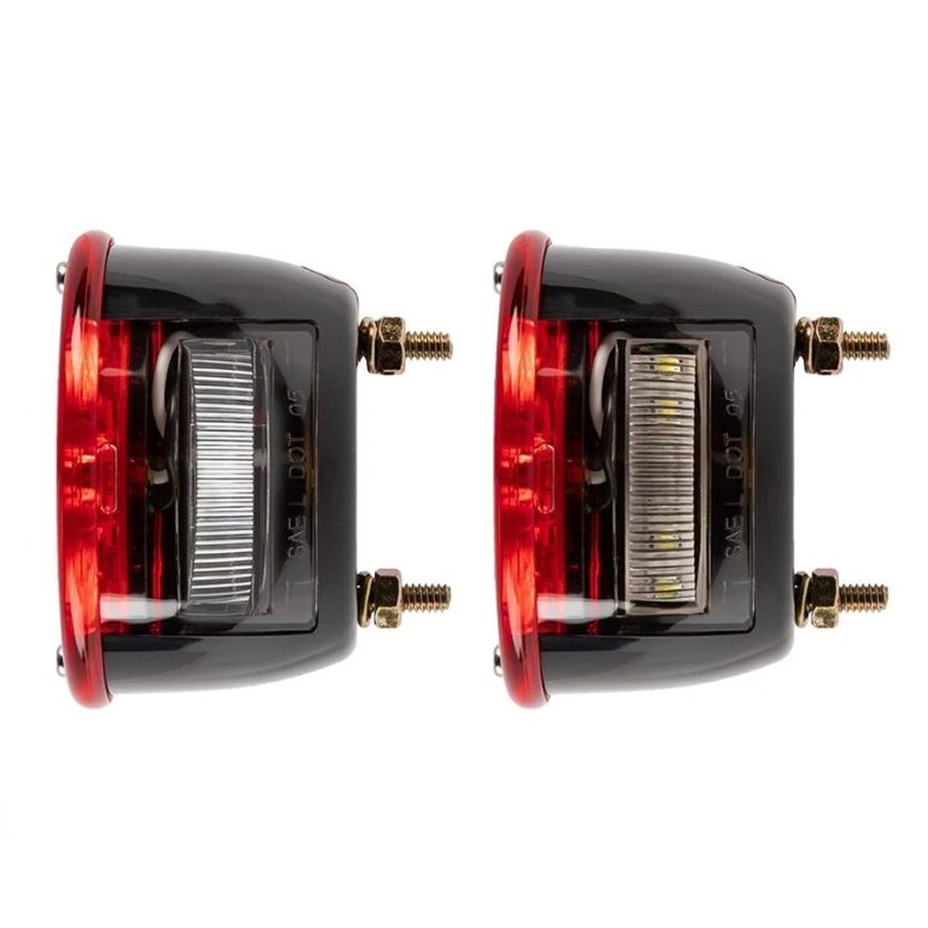 Tail Light Assembly, Pair, LED, 1941 - 1975 Willys and Jeep - The JeepsterMan