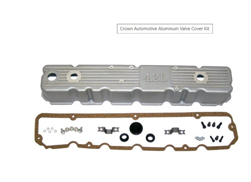Valve Cover Kit, 1981-1986 Willys & Jeep, CJ5, CJ7, CJ8, SJ & J-Series - The JeepsterMan