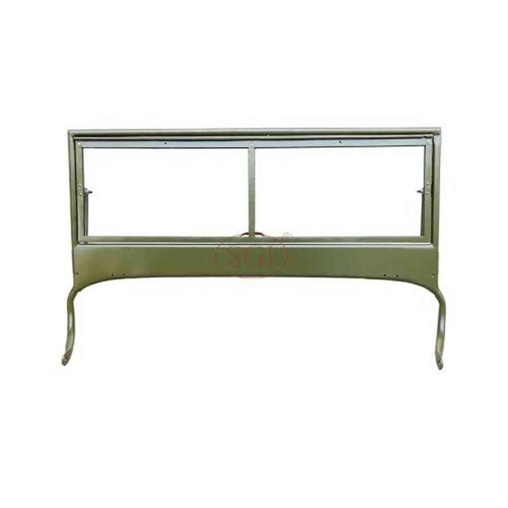 Windshield Frame Assembly, Slat Grille, 1941-1942, MB - The JeepsterMan