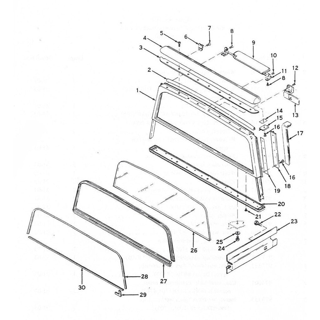 Windshield Pillar Seal Set, 1967-1973, Jeepster Commando and Commando - The JeepsterMan
