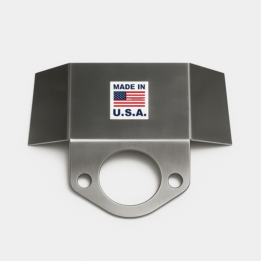 WO, Solex, YS Carburetor Heat Shield, Stainless, 1941 - 1953, MB, GPW, CJ - 2A, CJ - 3A, M38 - The JeepsterMan