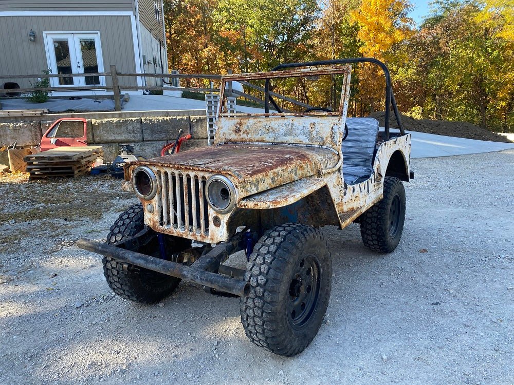 2.5" Lift Kit, 1941-1975, Willys Jeep MB, GPW, CJ2A, CJ3A, CJ3B, M38, M38A1, CJ5, CJ6 - The JeepsterMan