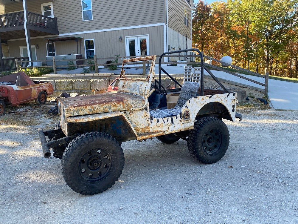 2.5" Lift Kit, 1941-1975, Willys Jeep MB, GPW, CJ2A, CJ3A, CJ3B, M38, M38A1, CJ5, CJ6 - The JeepsterMan