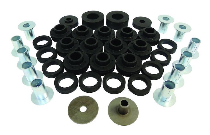 Body Mount Kit, 1979-1986, Jeep CJ-5, CJ-7, & CJ-8 - The JeepsterMan