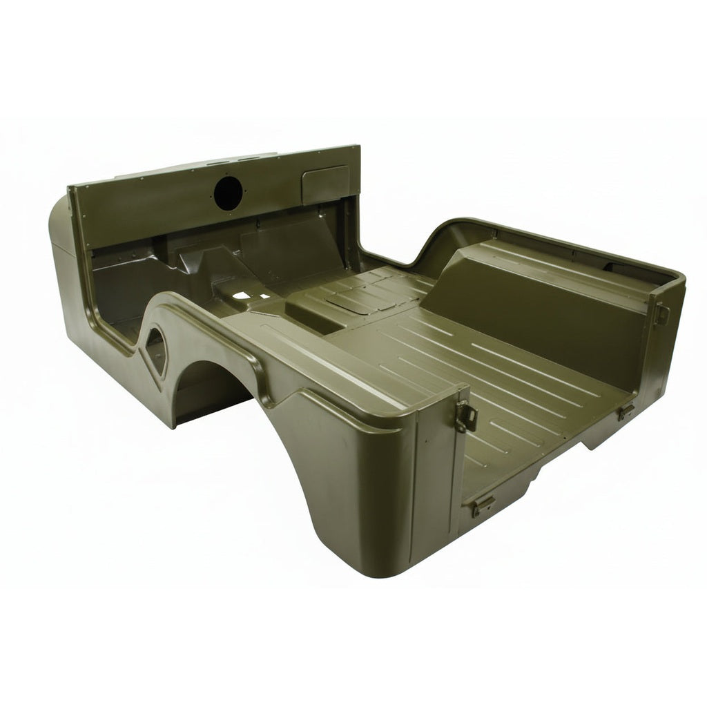 Body Tub, Steel, Jeep Script, 1955-1969 Willys Jeep, CJ-5 - The JeepsterMan