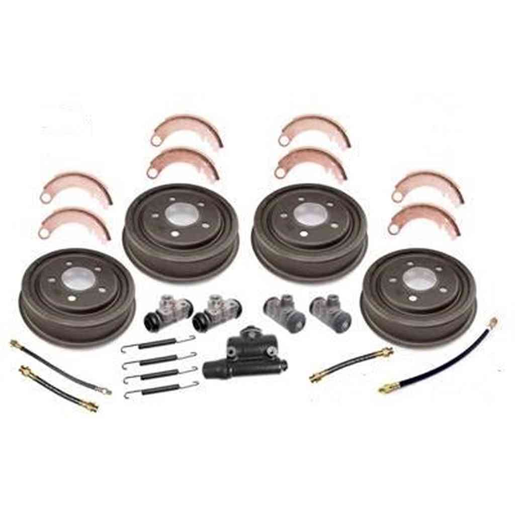 Brake Drum Service Complete Kit, Front and Rear, 1948-1953, Willys and Jeep CJ-2A, CJ-3A - The JeepsterMan