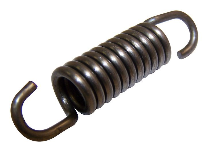 Brake Shoe Return Spring, Anchor End, 9' Brakes 1953-1966 Willys & Jeep, CJ-3B, CJ-5, M38A1 - The JeepsterMan