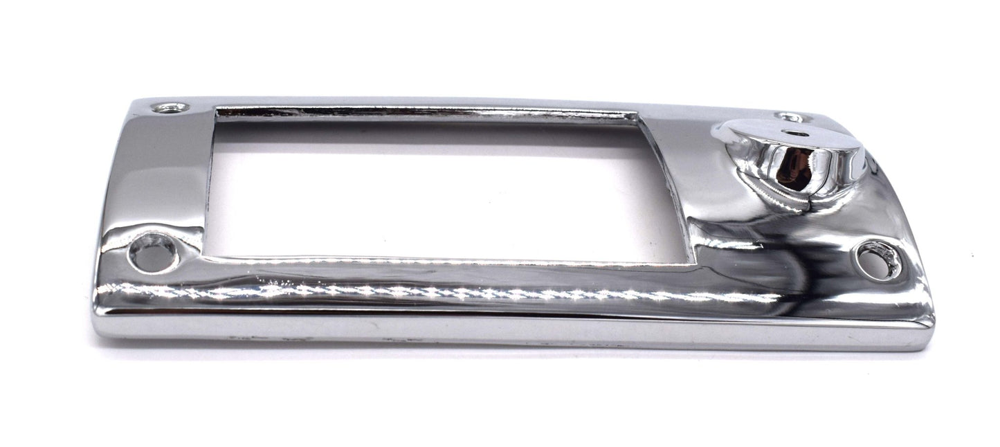 Chrome Tail and Stop Light Bezel, Drivers Side, 1952-1964 Station Wagon - The JeepsterMan