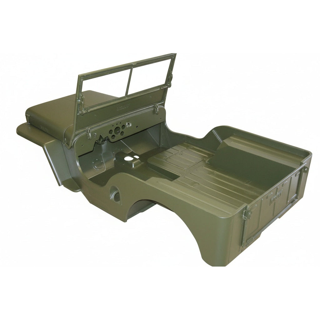 CJ-2A Complete Body Tub Kit, Steel, 1945-1949, Willys Jeep CJ-2A - The JeepsterMan