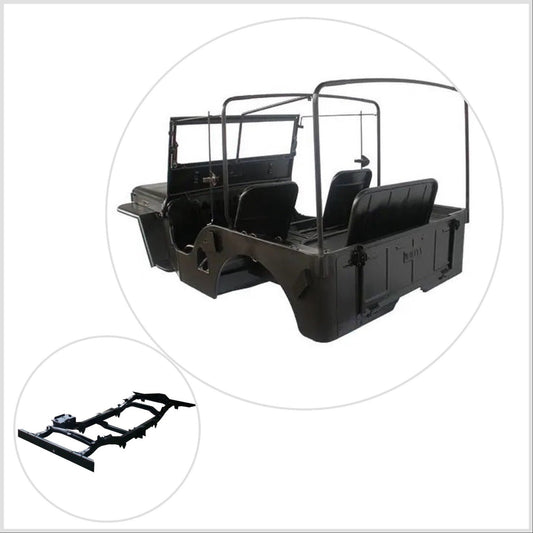 CJ-2A Maxi Kit, Late, 1946-1949 Willys Jeep CJ-2A - The JeepsterMan