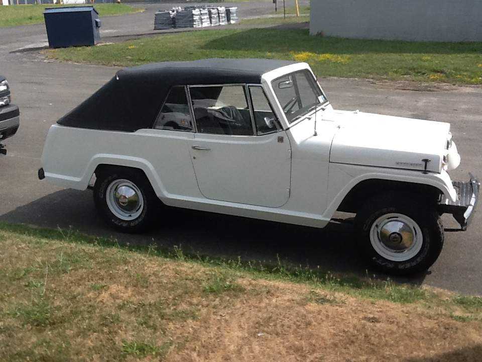 Convertible Top, Canvas, Black, Tan, or White, 1967-1973 Jeepster Commando and Commando - The JeepsterMan