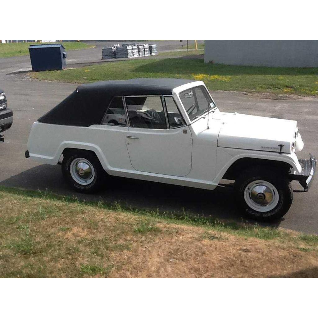 Convertible Top, Canvas, Black, Tan, or White, 1967-1973 Jeepster Commando and Commando - The JeepsterMan