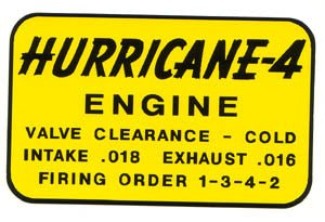 Decal, For FHD Valve Cover, 1950-1971, Willys and Jeep - The JeepsterMan