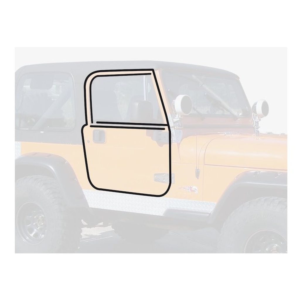 Door Weatherstrip Master Kit, 1976-1986, Jeep CJ-7 & CJ-8 w/ Full Steel Doors - The JeepsterMan