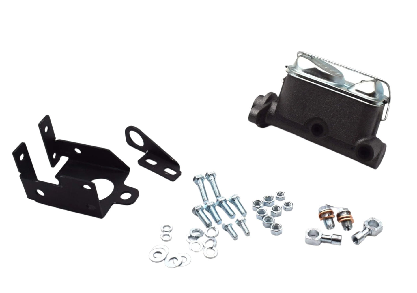 Dual Master Cylinder Conversion, Disc/Drum Premium Kit, 1946-1964 Willys Station Wagon and Pickup Truck - The JeepsterMan