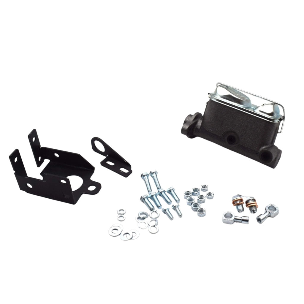 Dual Master Cylinder Conversion, Disc/Drum Premium Kit, 1946-1964 Willys Station Wagon and Pickup Truck - The JeepsterMan