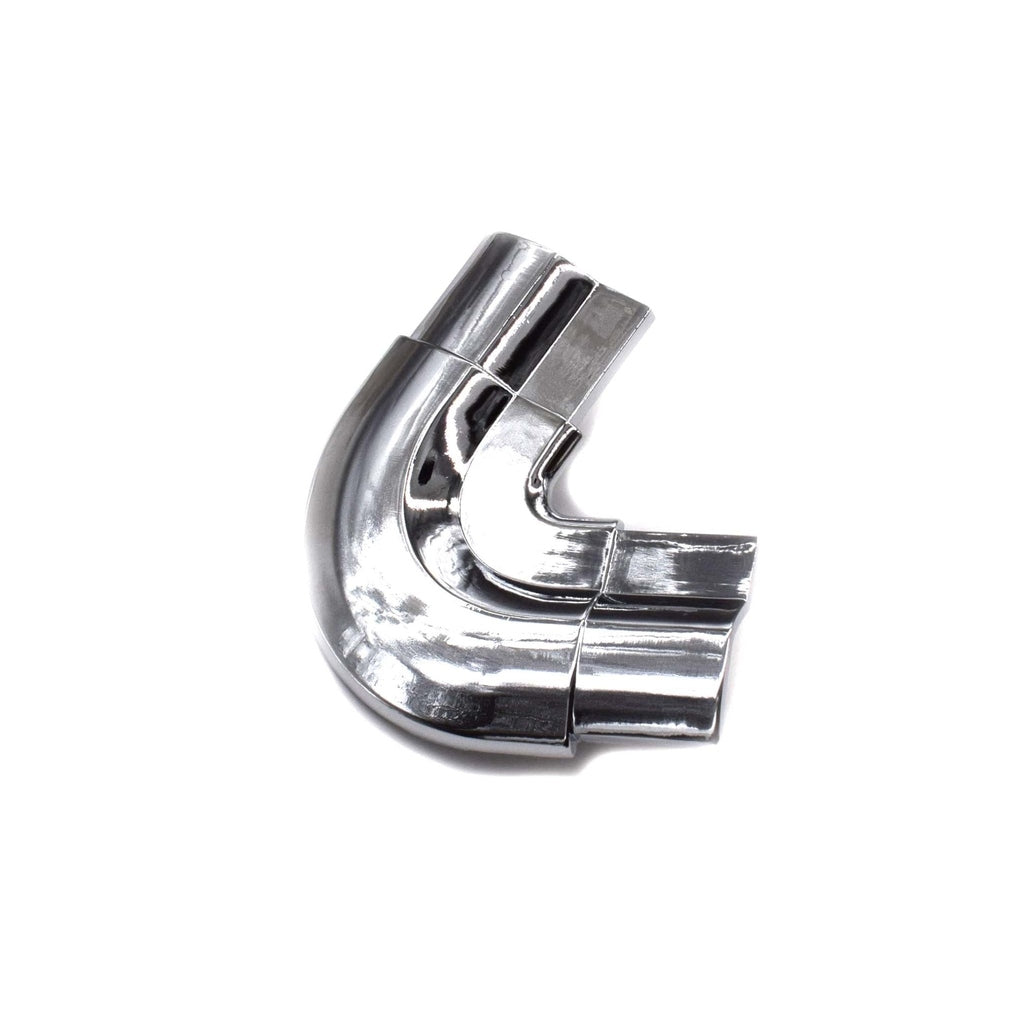 End Cap, Chrome Elbow, 1960-1964, Willys and Jeep, Station Wagon and Pickup Truck - The JeepsterMan