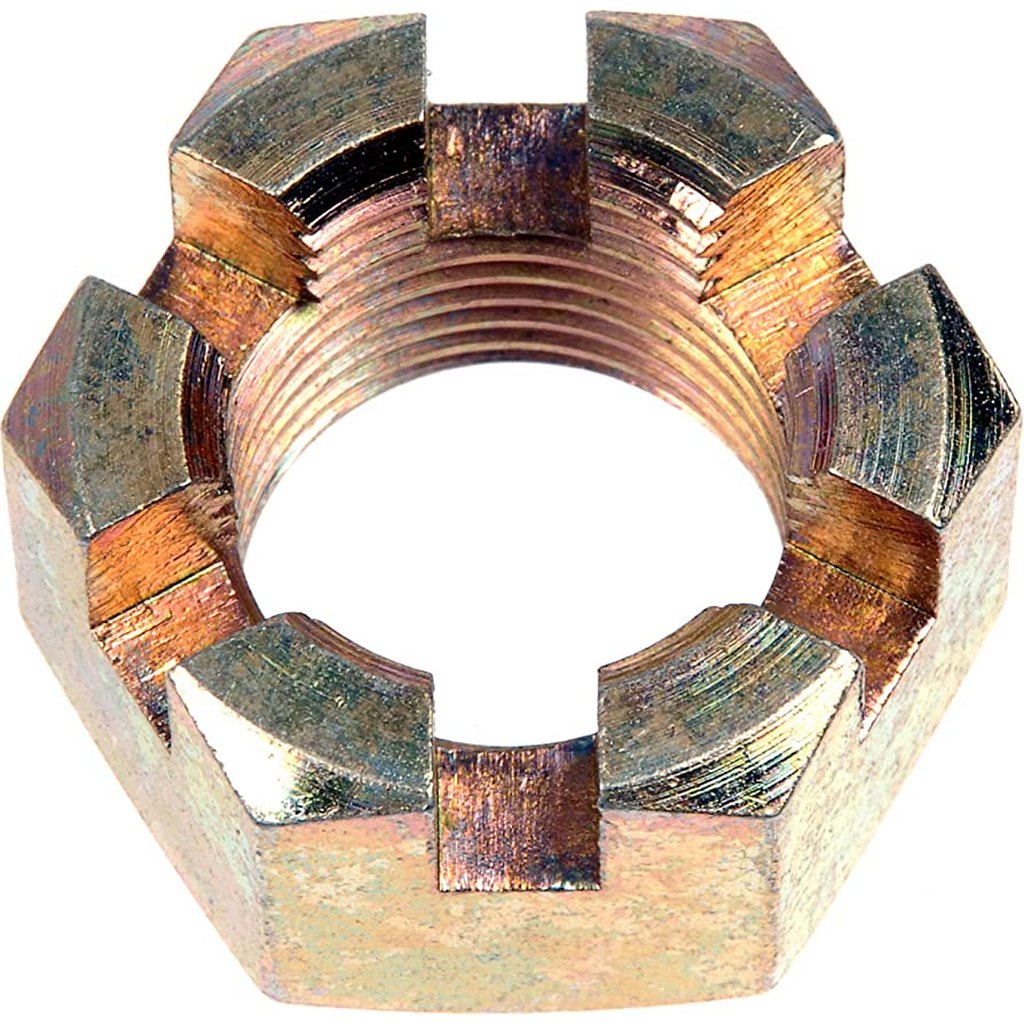 Front Axle Shaft Castle Nut, Dana 25, 1941-1962, Willys and Jeep - The JeepsterMan