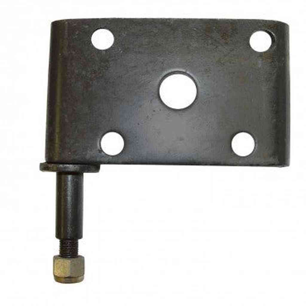 Front Driver Side, Leaf Spring Shock Mount Plate, 1941-1971, Willys and Jeep - The JeepsterMan