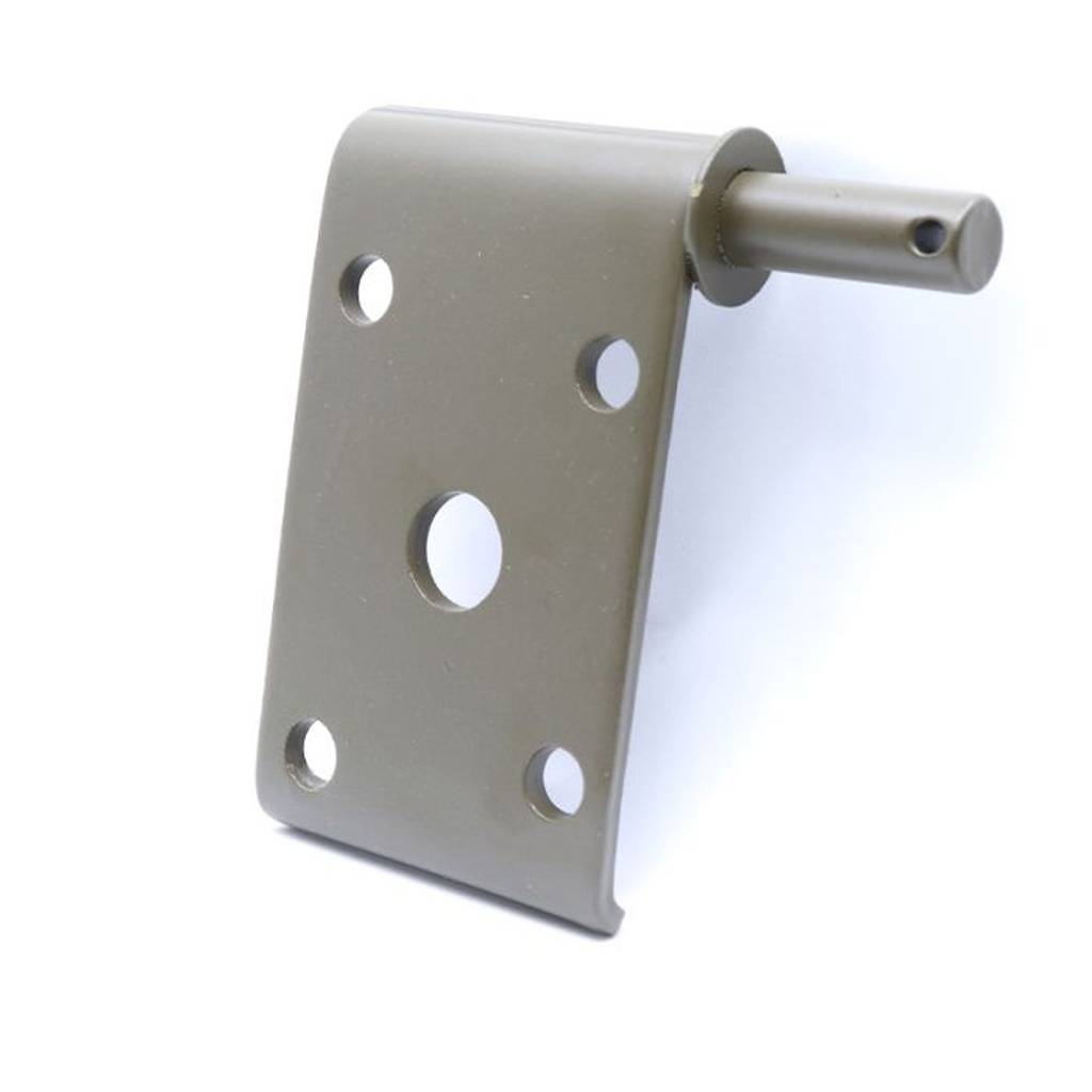 Front Passenger Side, Leaf Spring Shock Mount Plate, 1941-1964, GPW, MB, CJ2A, 3A, 3B, M38 - The JeepsterMan