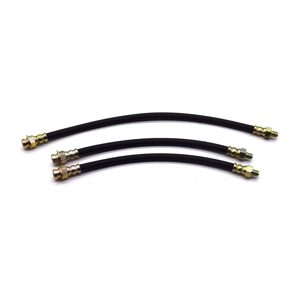 Front & Rear Brake Hose Kit, 1953-1966, Willys Jeep CJ-3B, CJ-5, and M38-A1 - The JeepsterMan