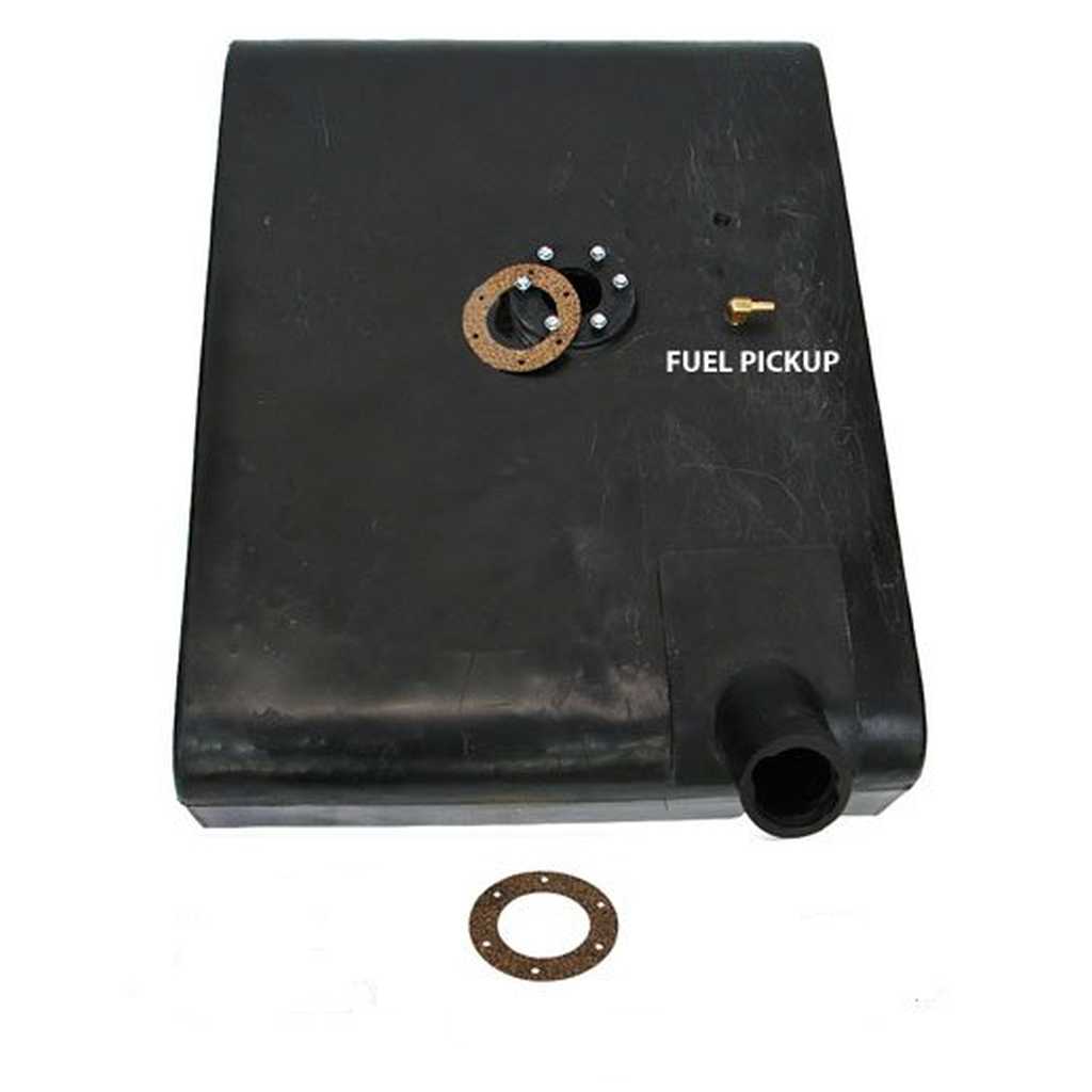 Fuel Tank, Poly, Driver Side, 6 Hole Sender, 1961-1965 Jeep CJ-3B - The JeepsterMan