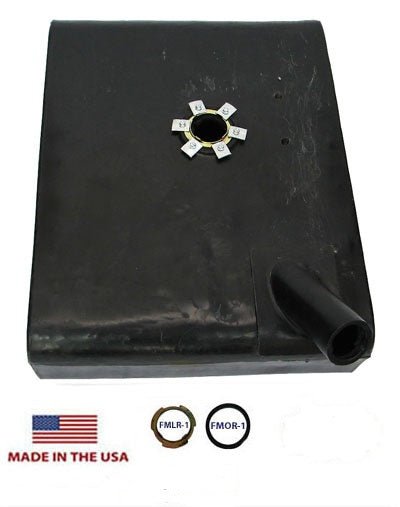 Fuel Tank, Poly, Under Driver, Lock Tab Type, 1965-1971, Jeep CJ5 CJ6 - The JeepsterMan